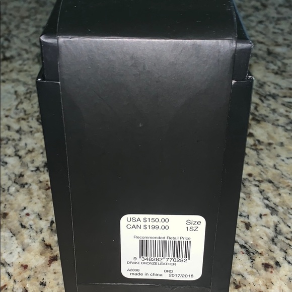 NWT Men’s RipCurl Drake Leather Gunmetal Watch - Picture 7 of 7